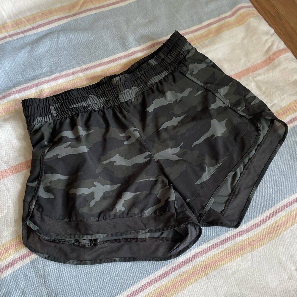 EUC Athleta Mesh Racer Running Short - Picture 6 of 8